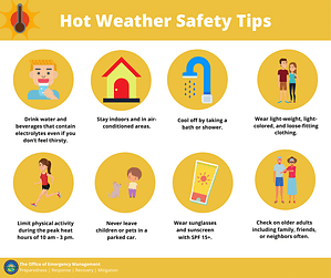 hot weather tips